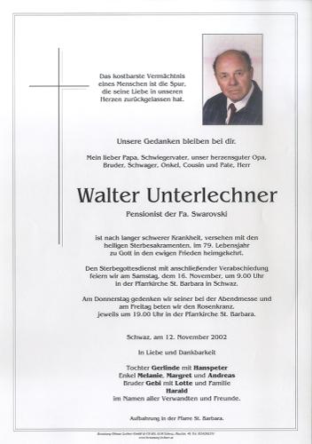 Parte von Walter Unterlechner