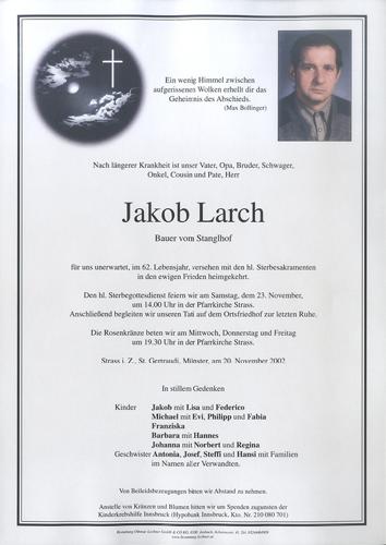 Parte von Jakob Larch