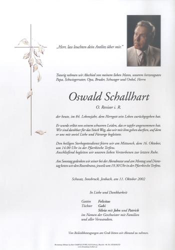 Parte von Oswald Schallhart