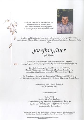 Parte von Josefine Auer
