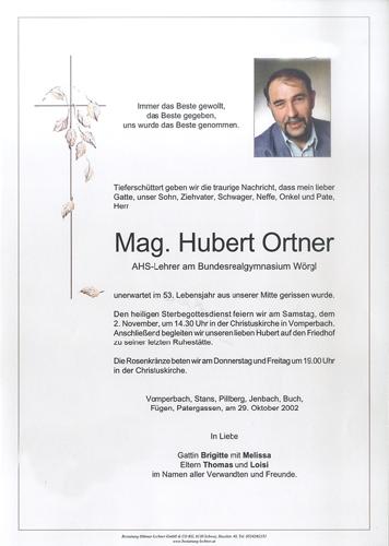 Parte von Hubert Ortner