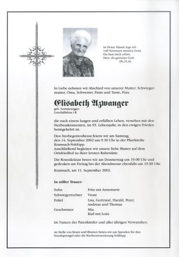 Parte von Elisabeth Azwanger