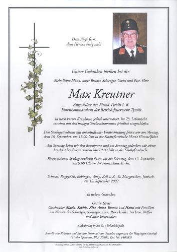 Parte von Max Kreutner
