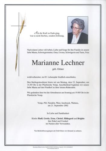 Parte von Marianne Lechner