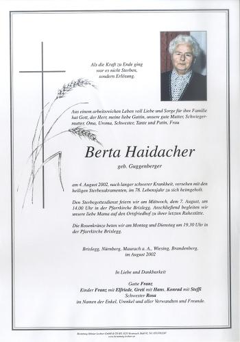 Parte von Berta Haidacher