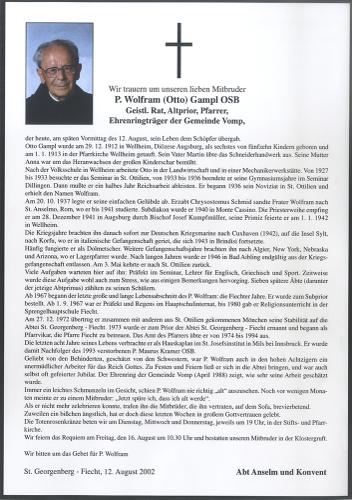 Parte von Wolfram Gampl