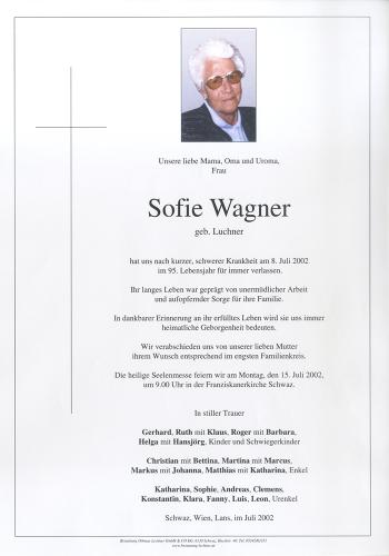 Parte von Sofie Wagner