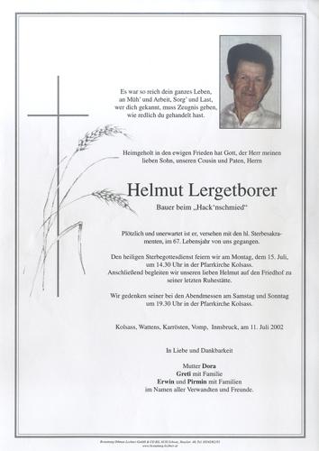 Parte von Helmuth Lergetborer