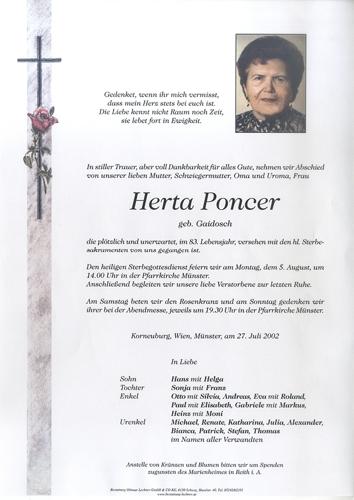 Parte von Herta Poncer