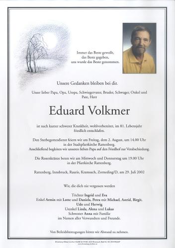 Parte von Eduard Volkmer
