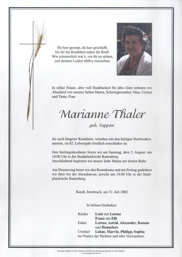 Parte von Marianne Thaler