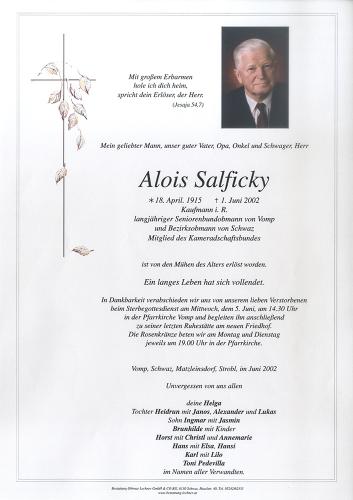 Parte von Alois Salficky