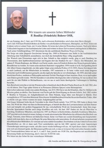 Parte von Bonifaz Bohrer