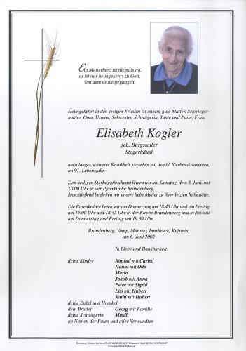 Parte von Elisabeth Kogler