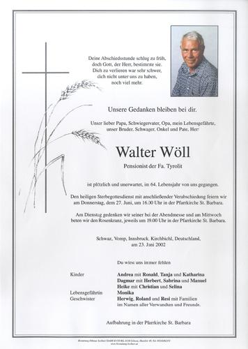 Parte von Walter Wöll