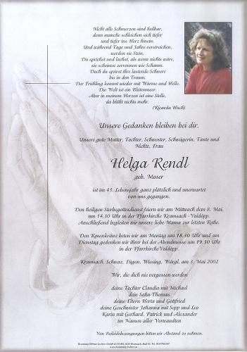 Parte von Helga Rendl