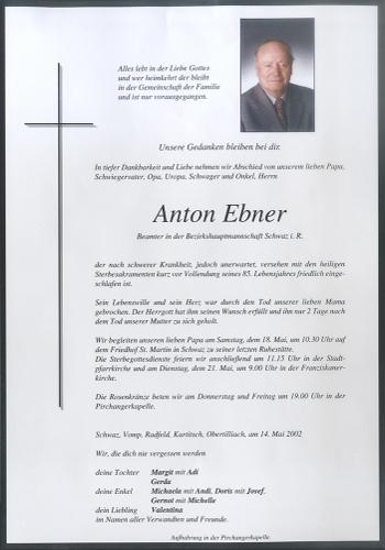 Parte von Anton Ebner