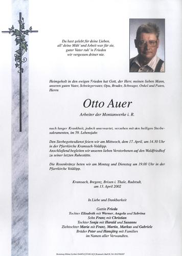 Parte von Otto Auer