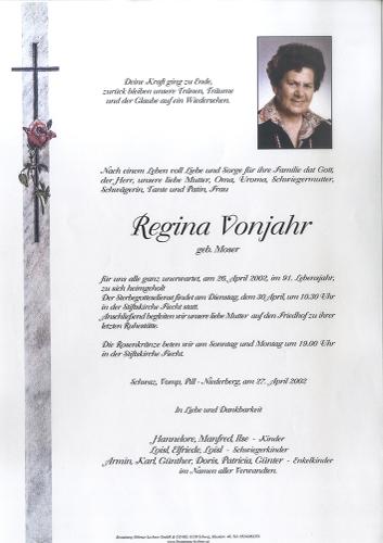 Parte von Regina Vonjahr