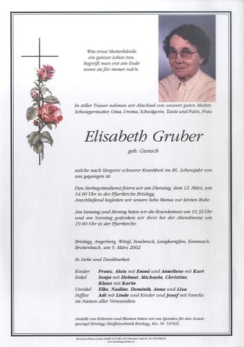 Parte von Elisabeth Gruber