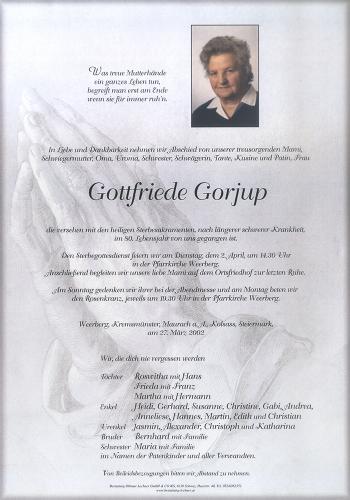 Parte von Gottfriede Gorjup