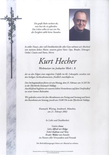 Parte von Kurt Hecher