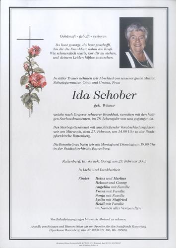 Parte von Ida Schober