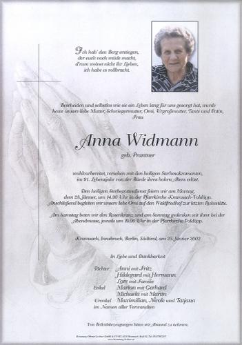Parte von Anna Widmann