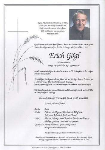 Parte von Erich Gögl