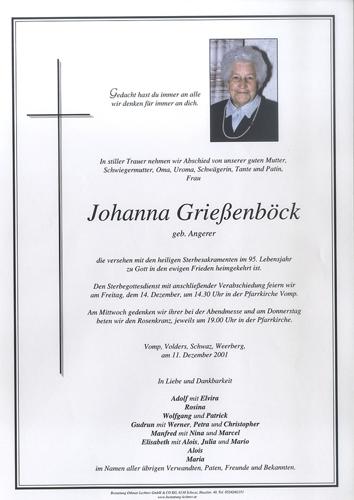 Parte von Johanna Grie%C3%9Fenböck