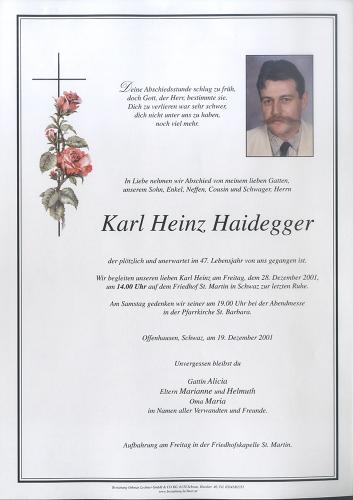Parte von Karl Heinz Haidegger