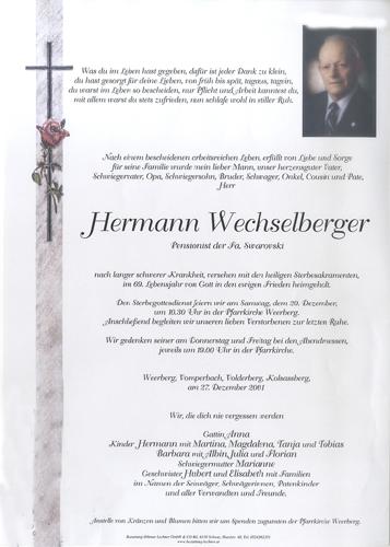 Parte von Hermann Wechselberger