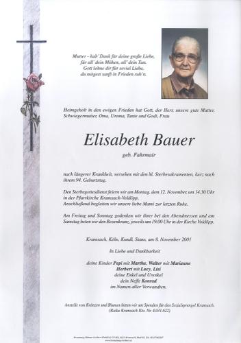 Parte von Elisabeth Bauer