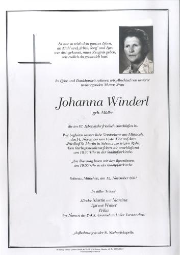 Parte von Johanna Winderl