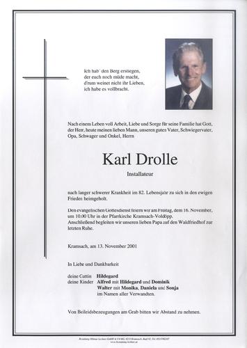 Parte von Karl Drolle