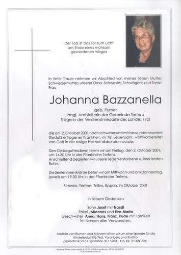 Parte von Johanna Bazzanella