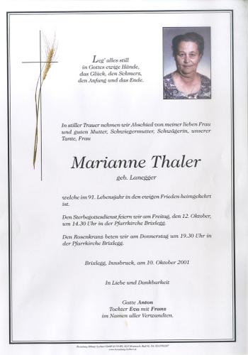 Parte von Marianne Thaler