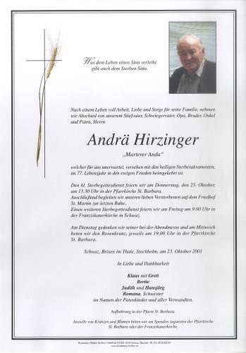 Parte von Andrä Hirzinger