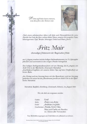 Parte von Fritz Mair