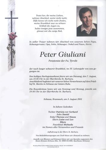 Parte von Peter Giuliani