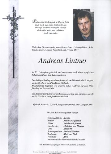 Parte von Andreas Lintner