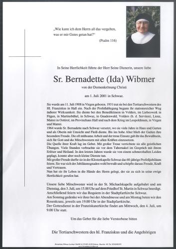Parte von Bernadette Wibmer