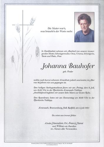 Parte von Johanna Bauhofer