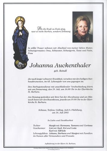 Parte von Johanna Auckenthaler