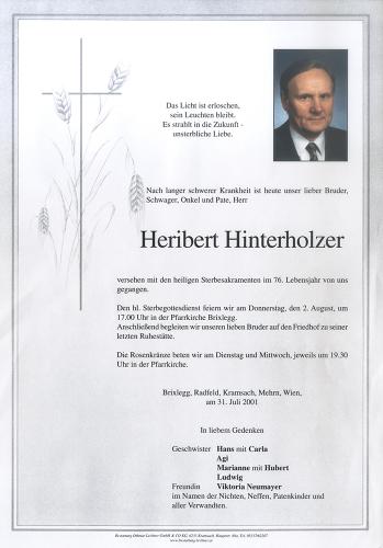 Parte von Heribert Hinterholzer