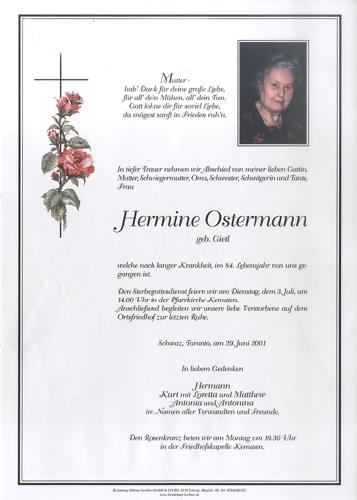Parte von Hermine Ostermann