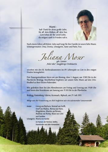 Parte von Juliana Moser