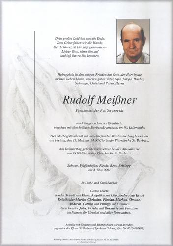 Parte von Rudolf Meissner