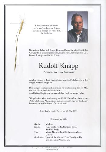Parte von Rudolf Knapp