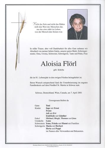 Parte von Aloisia Flörl